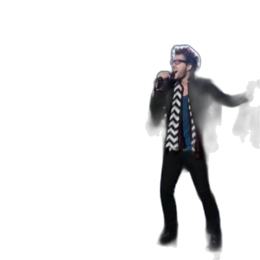 jacket, creature, concept art, cartoon, 3d render, pixel art, performer, black transparent PNG cut-out