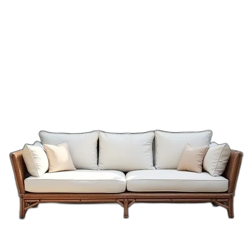 furniture, 3d render, photorealistic, earth tones transparent PNG cut-out