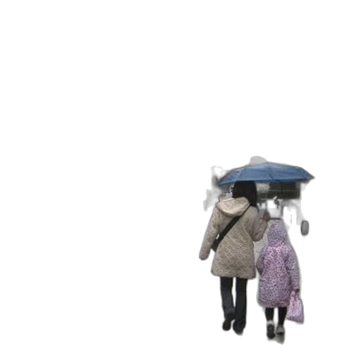 umbrella, jacket, hat, dress, 3d render, concept art, photorealistic, pixel art transparent PNG cut-out