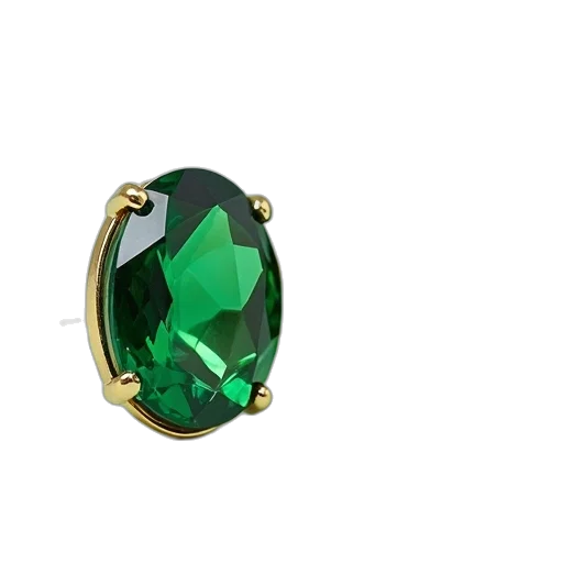 jewelry, crown, 3d render, green transparent PNG cut-out