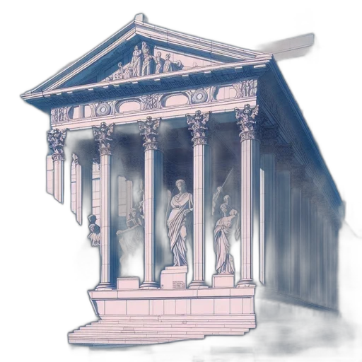 building, dress, staff, concept art, vaporwave, 3d render, watercolor, city street transparent PNG cut-out