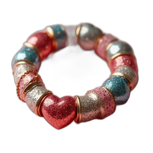 jewelry, red, colorful, heart transparent PNG cut-out
