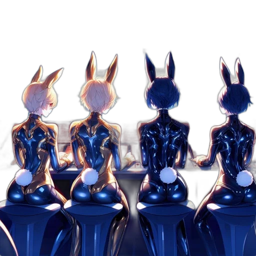crown, 3d render, concept art, anime, cartoon, blue, four, anthropomorphic transparent PNG cut-out