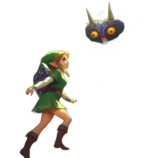 mask, creature, face, dragon, concept art, pixel art, 3d render, fantasy art transparent PNG cut-out