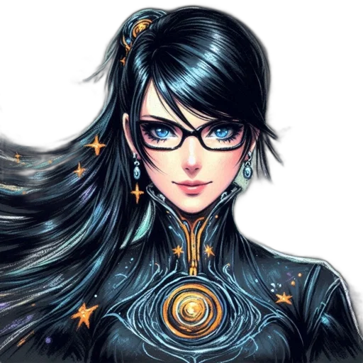 staff, jewelry, face, fantasy art, anime, comic book art, concept art, dark transparent PNG cut-out