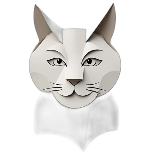 jewelry, mask, animal, 3d render transparent PNG cut-out