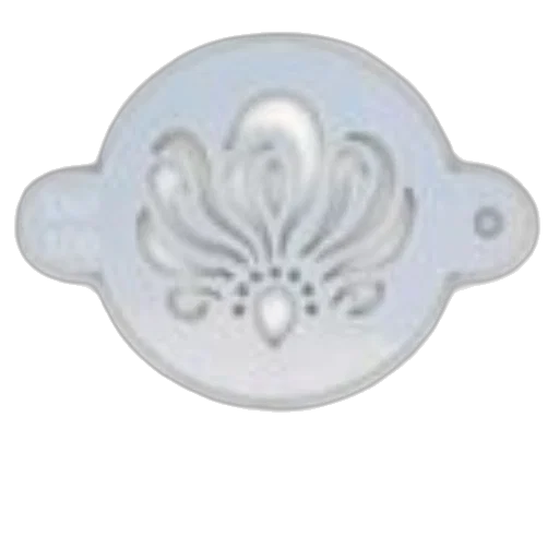 jewelry, crown, flower, mask, 3d render, photorealistic, white, stencil transparent PNG cut-out
