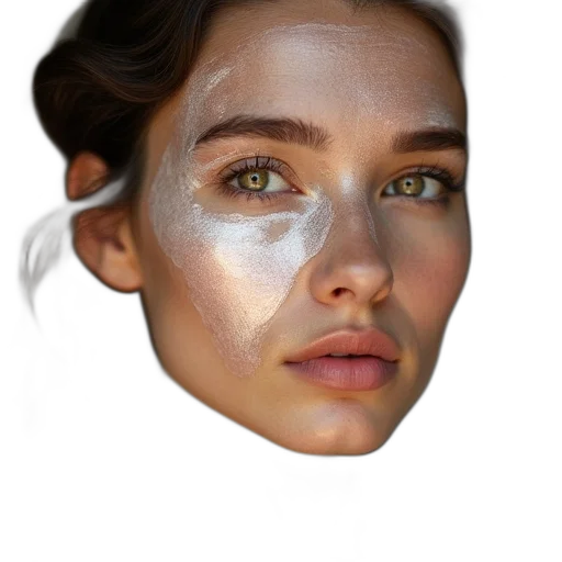 face, mask, jewelry, crown, photorealistic, oil painting, 3d render, concept art transparent PNG cut-out