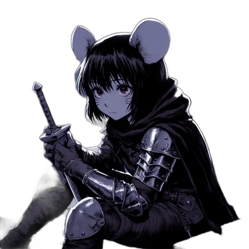 weapon, staff, animal, sword, anime, fantasy art, concept art, pixel art transparent PNG cut-out