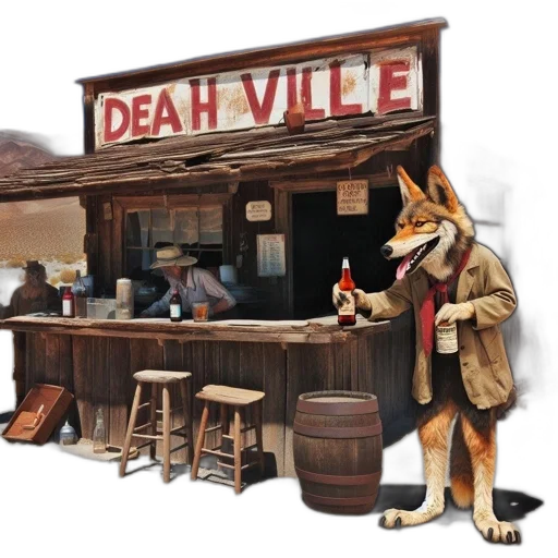 food, concept art, pixel art, comic book art, fantasy art, person, behind, counter transparent PNG cut-out