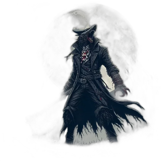 mask, hat, staff, creature, concept art, fantasy art, comic book art, pixel art transparent PNG cut-out