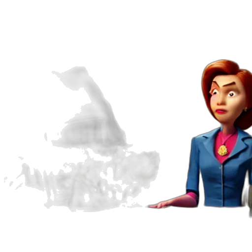 staff, robot, concept art, 3d render transparent PNG cut-out