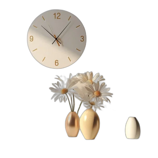 jewelry, flower, furniture, 3d render, photorealistic, concept art, earth tones, golden transparent PNG cut-out