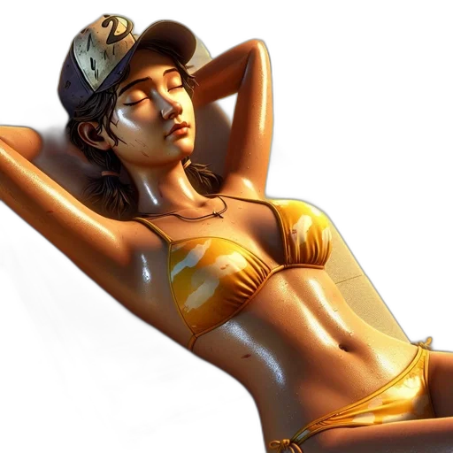 jewelry, 3d render, concept art, photorealistic, fantasy art, golden, animated, female transparent PNG cut-out