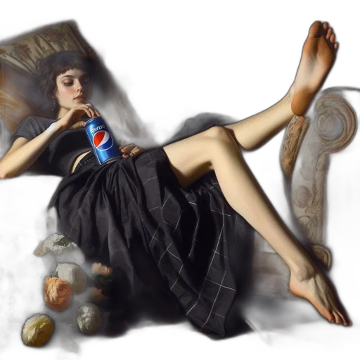 dress, furniture, photorealistic, concept art, fantasy art, oil painting, night, blue transparent PNG cut-out