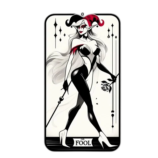 comic book art, concept art, cartoon, fantasy art, illustrative, interpretation, fool, tarot transparent PNG cut-out