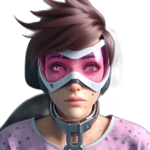 mask, face, robot, cyberpunk, concept art, 3d render, photorealistic, pastel transparent PNG cut-out