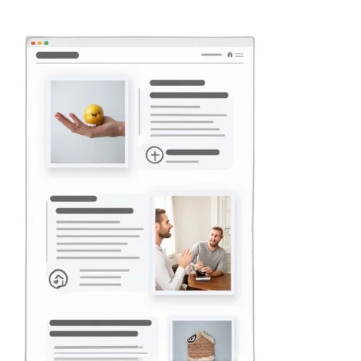 digital, mockup, website, design, various, sections, elements, top transparent PNG cut-out