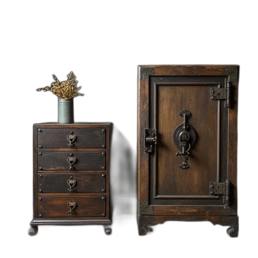 furniture, 3d render, photorealistic, earth tones transparent PNG cut-out