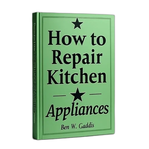 cover, book, titled, how, repair, home, kitchen, appliances transparent PNG cut-out