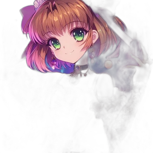 face, staff, mask, weapon, anime, pixel art, watercolor, vaporwave transparent PNG cut-out