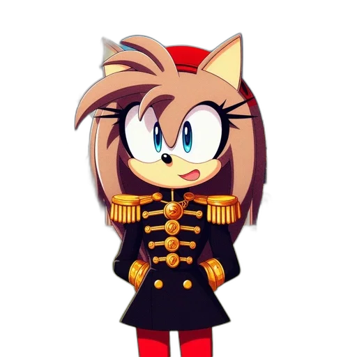 jacket, staff, animal, crown, pixel art, cartoon, concept art, anime transparent PNG cut-out