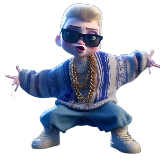 jacket, 3d render, concept art, photorealistic, cartoon, urban, style, animated transparent PNG cut-out