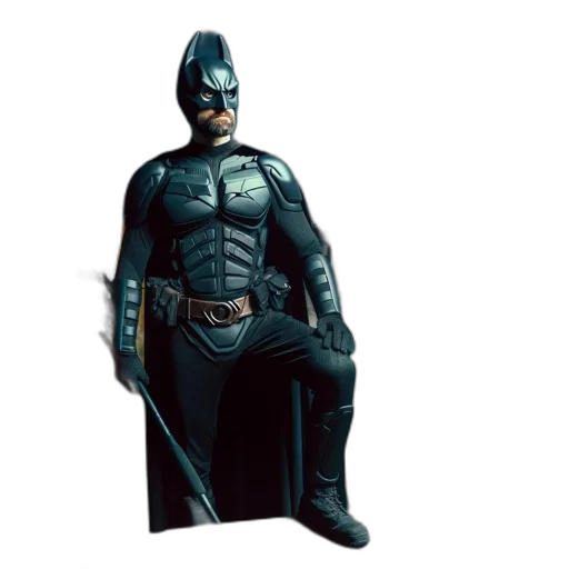 mask, concept art, 3d render, comic book art, man, meticulously, detailed, batman transparent PNG cut-out