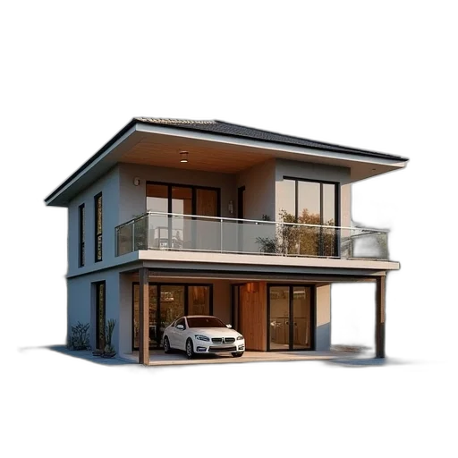 building, 3d render, photorealistic, concept art transparent PNG cut-out