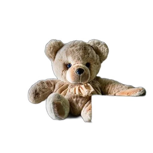 furniture, staff, 3d render, teddy, bear, sits, vintage, chair transparent PNG cut-out