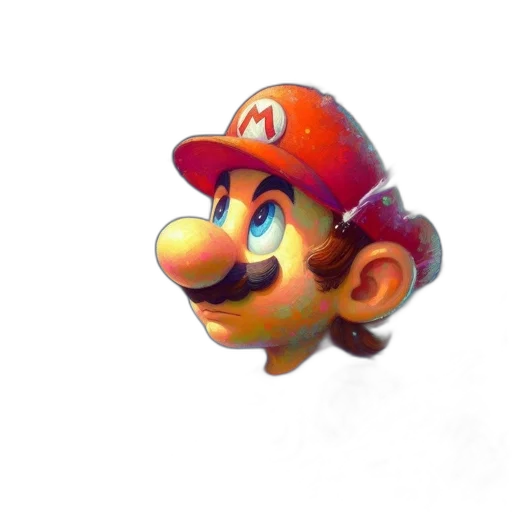 hat, mask, face, crown, 3d render, photorealistic, concept art, pixel art transparent PNG cut-out