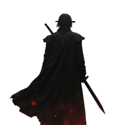 staff, sword, hat, weapon, concept art, fantasy art, comic book art, 3d render transparent PNG cut-out