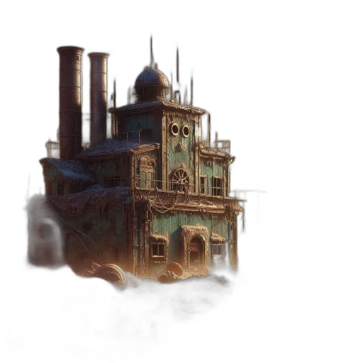 building, crown, robot, weapon, concept art, pixel art, watercolor, 3d render transparent PNG cut-out