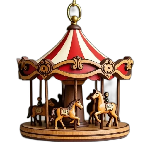 crown, jewelry, staff, furniture, 3d render, wooden, carousel, horse transparent PNG cut-out