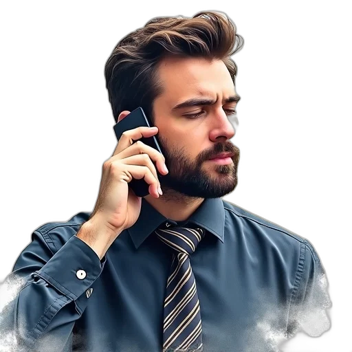 staff, jacket, face, hair, concept art, photorealistic, cartoon, 3d render transparent PNG cut-out