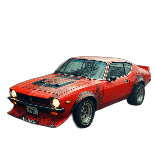 car, 3d render, photorealistic, concept art transparent PNG cut-out