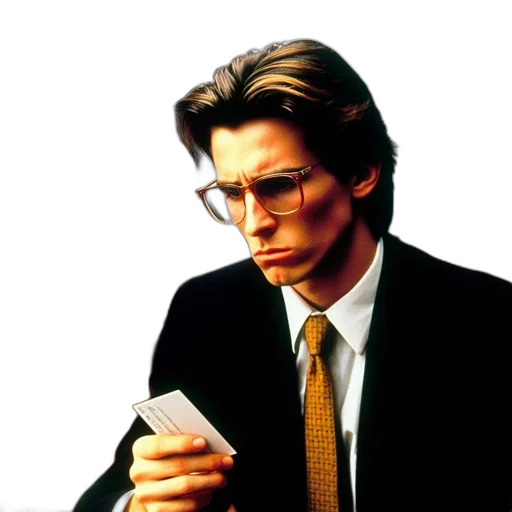 face, staff, jacket, photorealistic, vaporwave, concept art, pixel art, office transparent PNG cut-out
