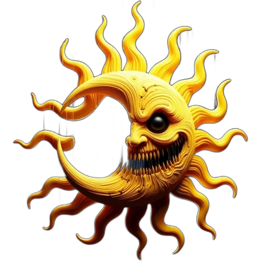 creature, mask, staff, hair, concept art, fantasy art, pixel art, 3d render transparent PNG cut-out