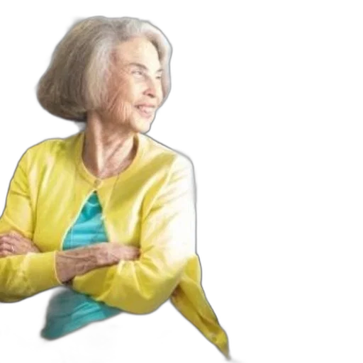jacket, dress, jewelry, photorealistic, concept art, 3d render, watercolor, elderly transparent PNG cut-out