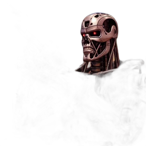 robot, mask, face, creature, concept art, comic book art, 3d render, fantasy art transparent PNG cut-out