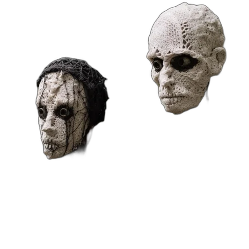 mask, face, creature, concept art, 3d render, photorealistic, fantasy art, outdoor transparent PNG cut-out