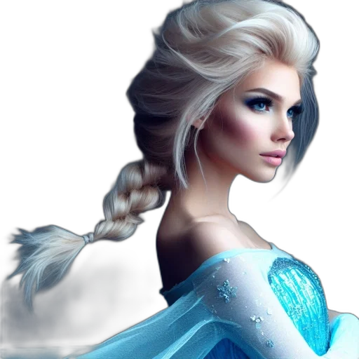 face, dress, crown, dragon, fantasy art, photorealistic, concept art, pixel art transparent PNG cut-out