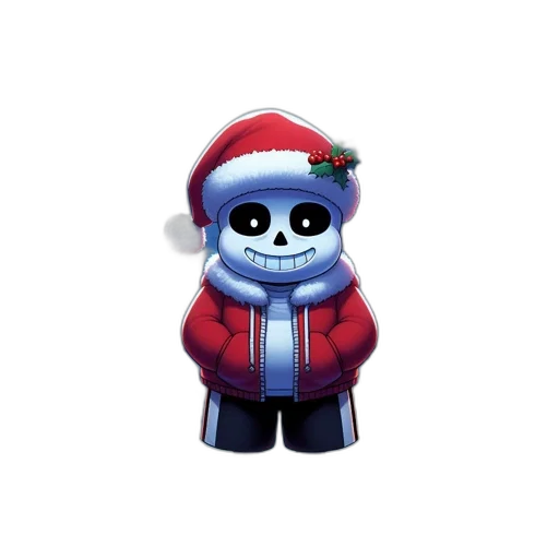 mask, creature, 3d render, pixel art, concept art, blue, festive, winter transparent PNG cut-out
