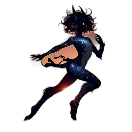 creature, mask, hair, dress, concept art, comic book art, pixel art, watercolor transparent PNG cut-out