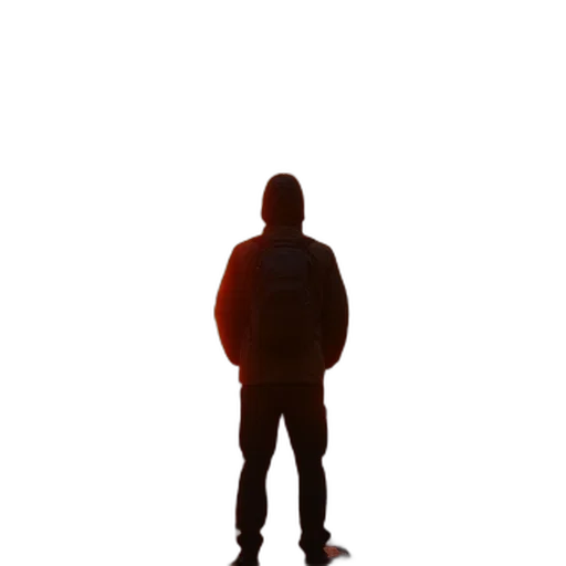 jacket, robot, staff, face transparent PNG cut-out