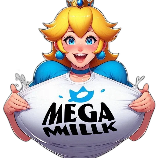 pixel art, concept art, princess, peach, character, mario, series, depicted transparent PNG cut-out