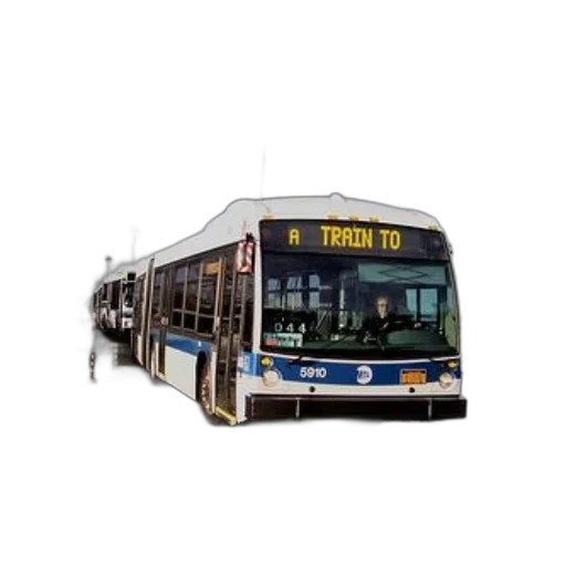 3d render, photorealistic, concept art, bus, destination, train, front, parked transparent PNG cut-out