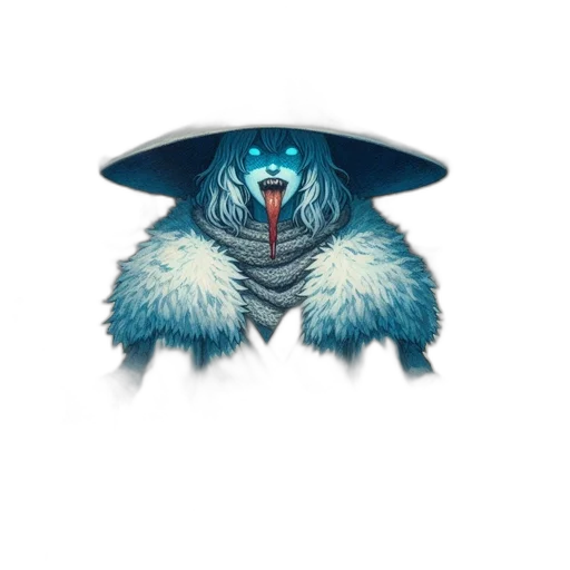 creature, dragon, mask, jacket, concept art, fantasy art, pixel art, watercolor transparent PNG cut-out