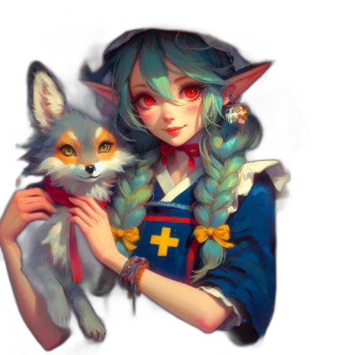 staff, pixel art, fantasy art, concept art, watercolor, blue, pastel, colorful transparent PNG cut-out