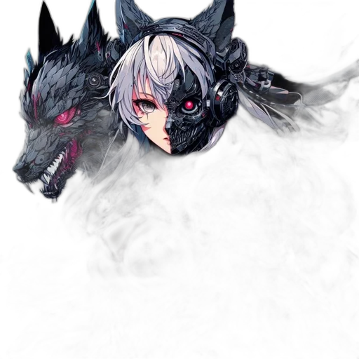 dragon, creature, mask, animal, fantasy art, concept art, anime, pixel art transparent PNG cut-out